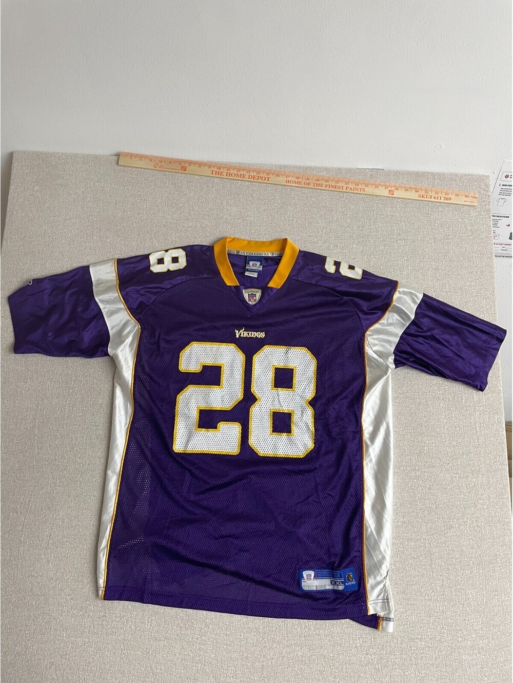 NFL Equipment Mens 2XL Minnesota Vikings Adrian Peterson 28 Jersey Purple